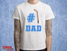 #1 Dad Hockey Stick T-Shirt FA35