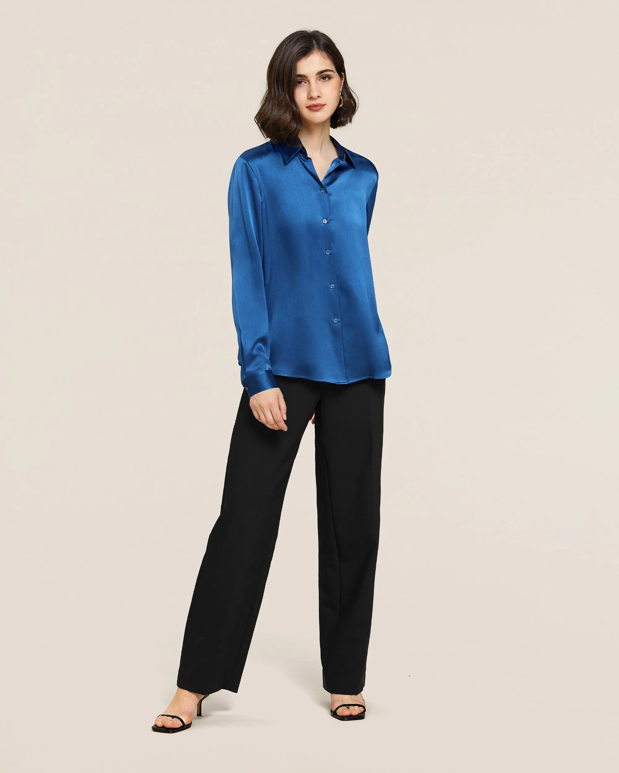 22MM Basic Versatile Silk Shirt