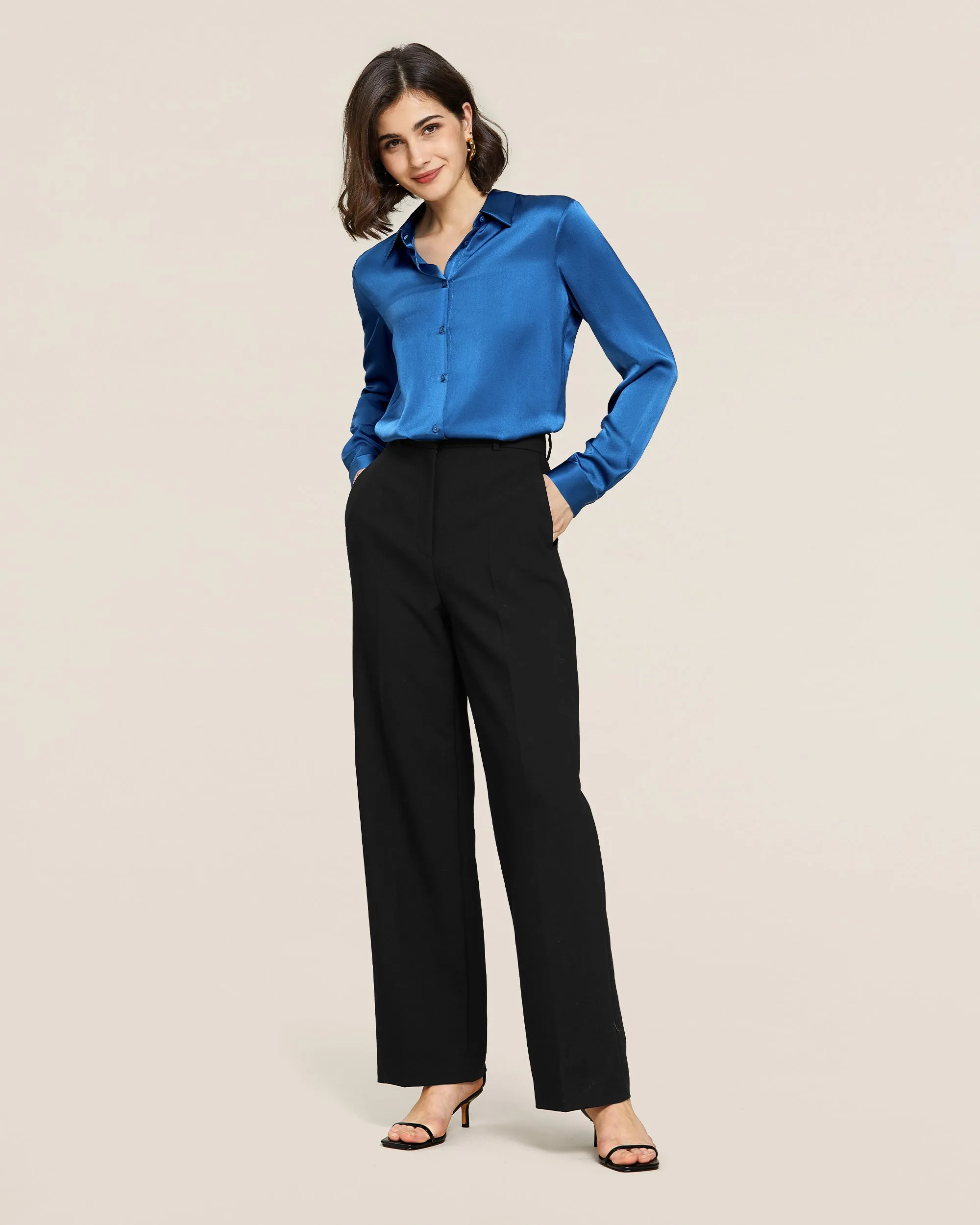 22MM Basic Versatile Silk Shirt