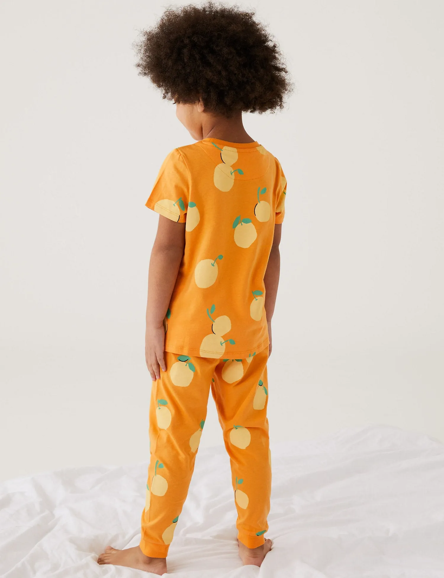 3pk Pure Cotton Fruit Pyjama Sets