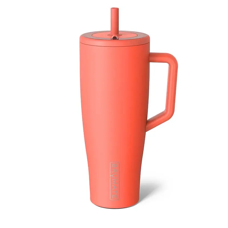 40oz Era Handled Tumbler in Papaya