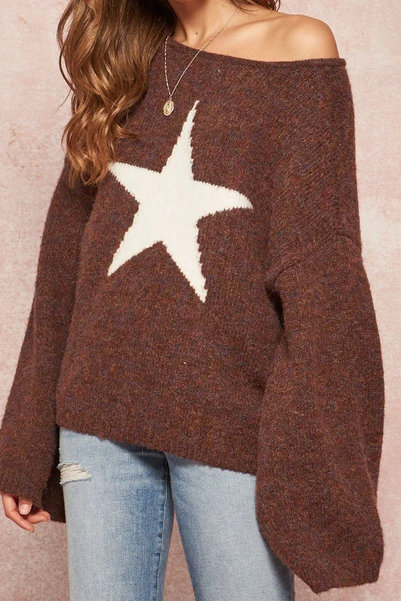 A Multicolor Fuzzy Knit Sweater