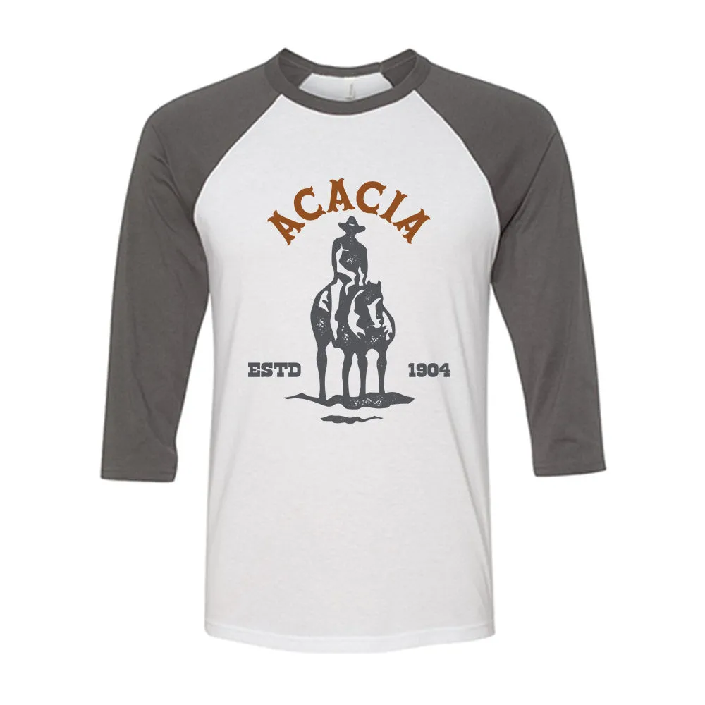 Acacia Rancher Unisex 3/4 Sleeve Baseball Tee Long Sleeve T-Shirt