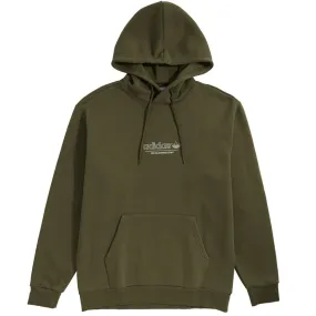 ADIDAS 4.0 STRIKE LOGO HOODIE - OLIVE STRATA