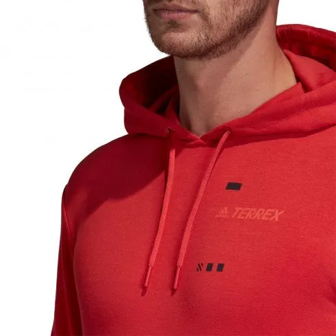 Adidas Terrex Mens Logo Sweatshirt - Red