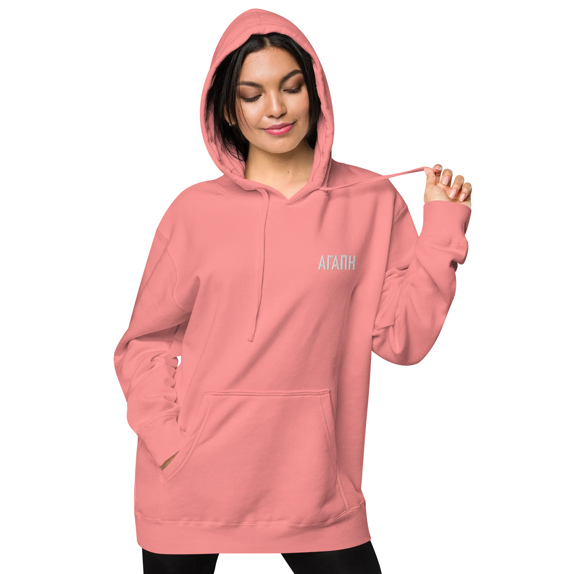 Agapi VOSRIO Unisex pigment-dyed hoodie