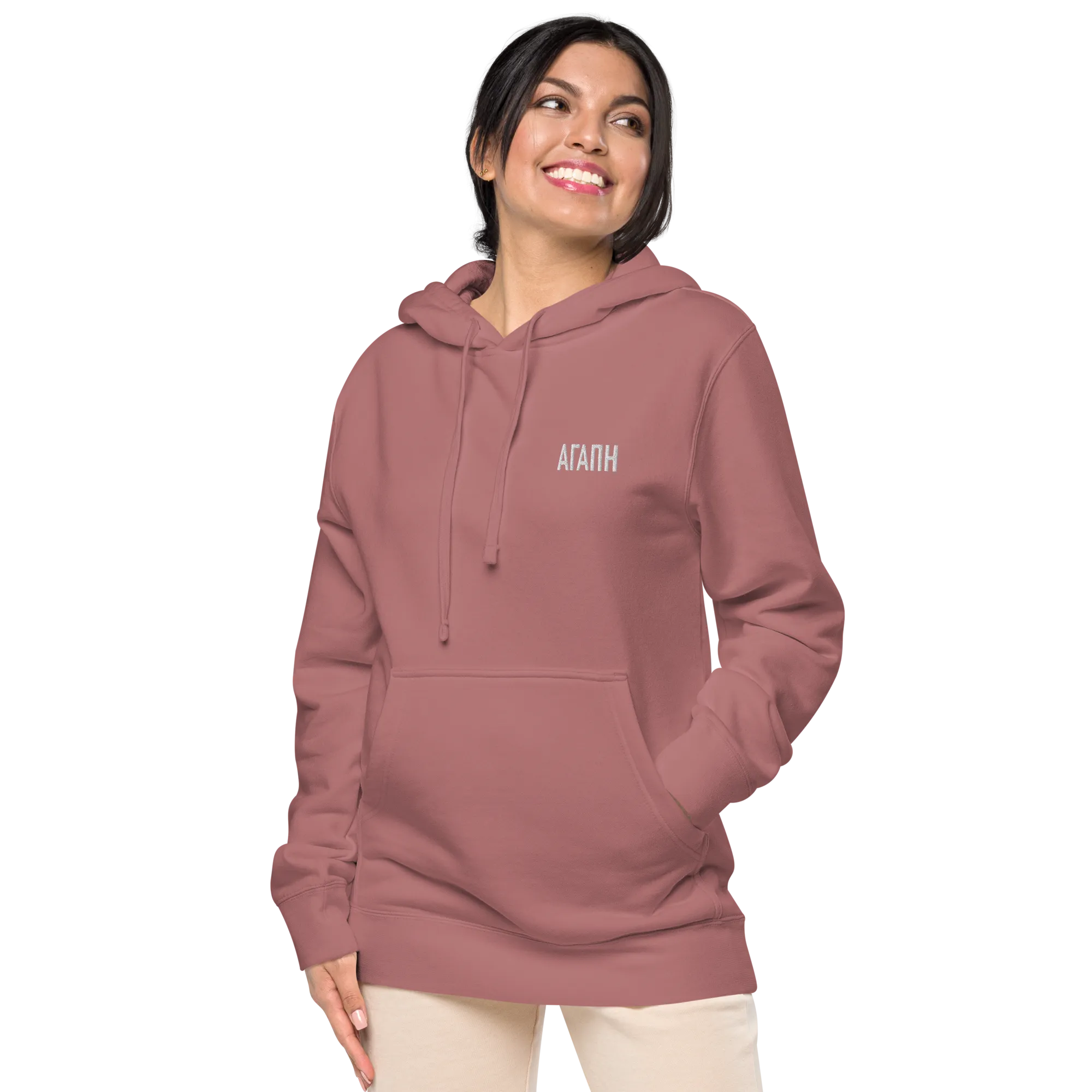 Agapi VOSRIO Unisex pigment-dyed hoodie