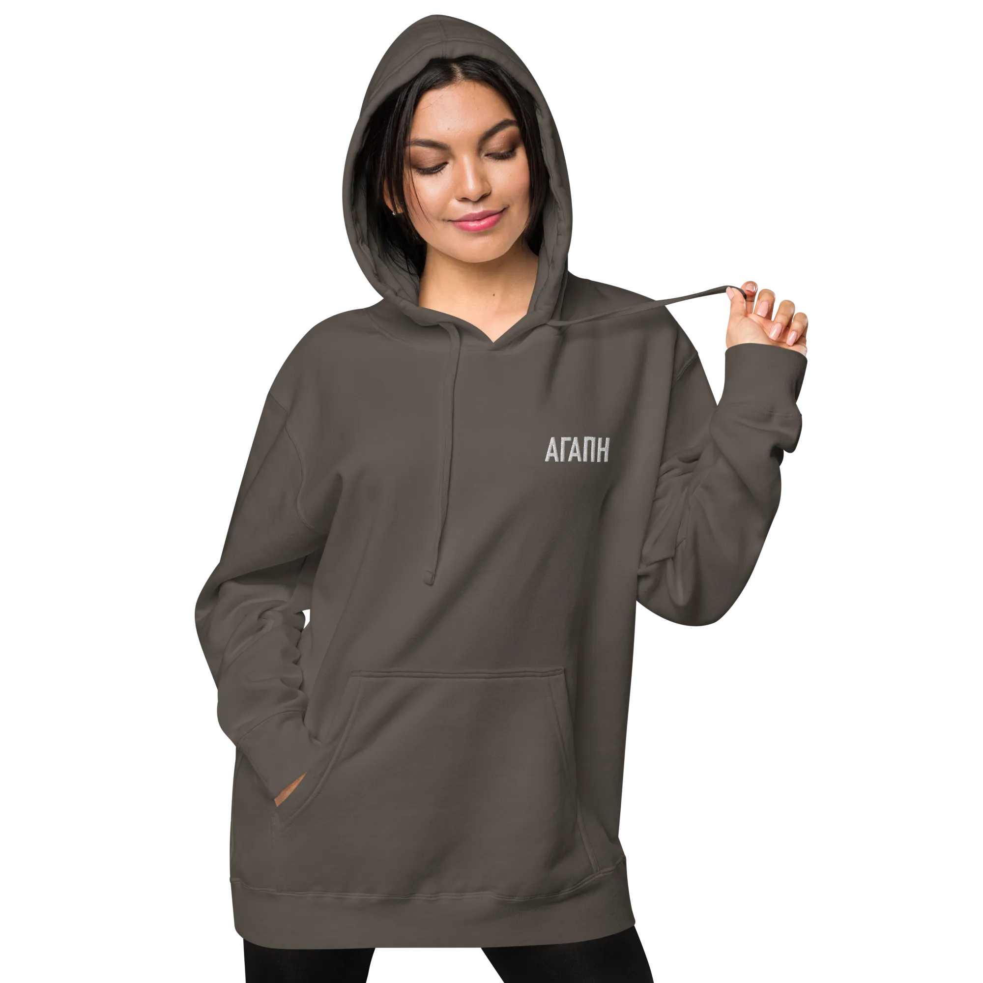 Agapi VOSRIO Unisex pigment-dyed hoodie