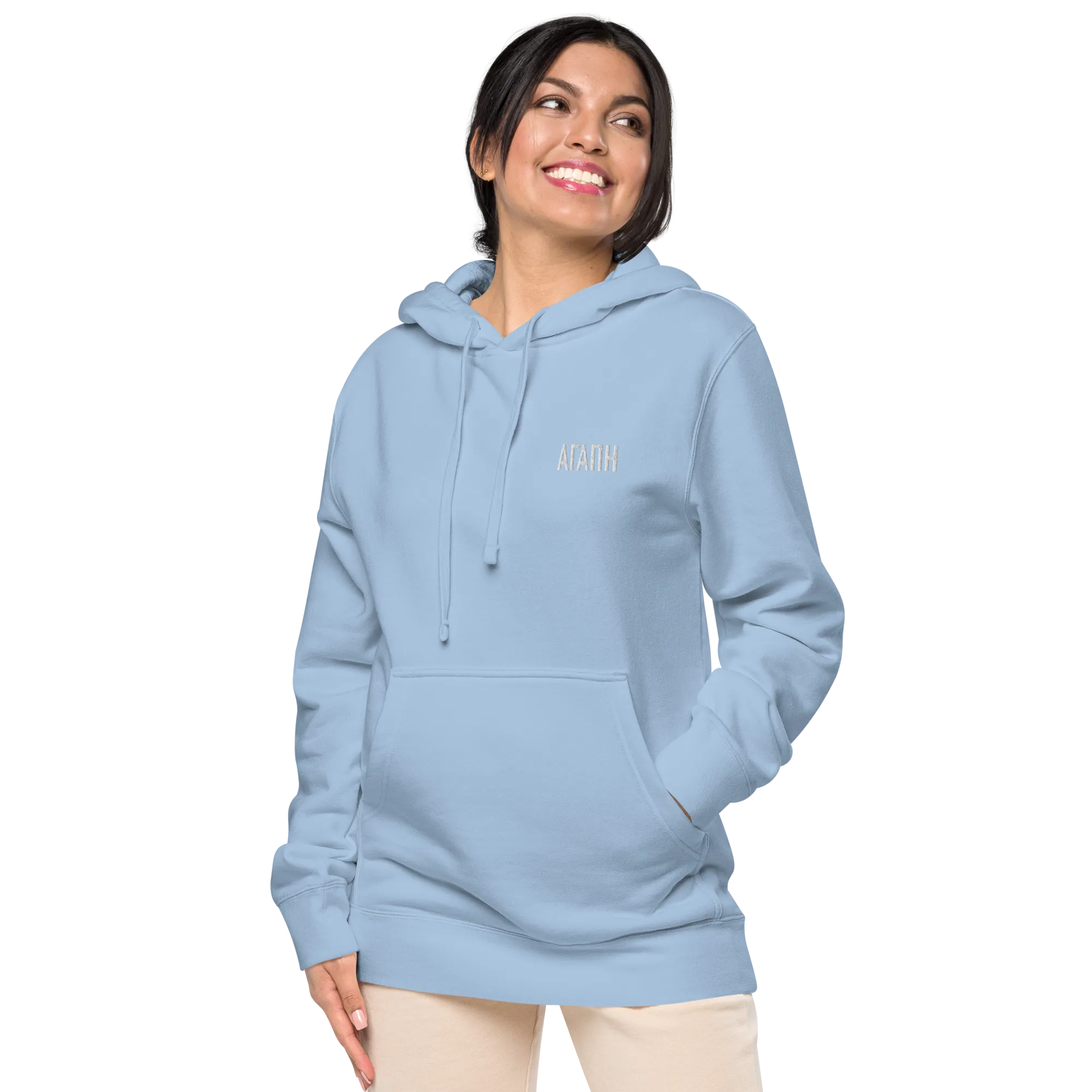 Agapi VOSRIO Unisex pigment-dyed hoodie