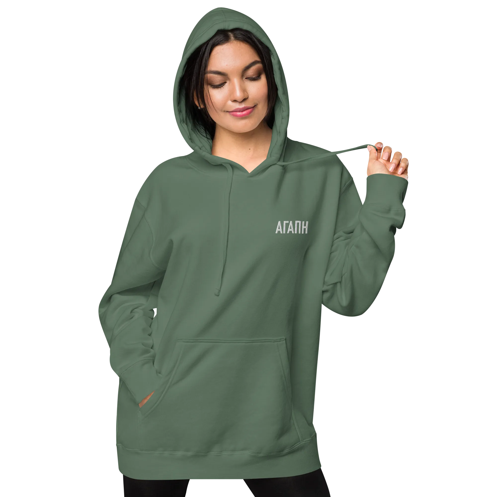 Agapi VOSRIO Unisex pigment-dyed hoodie