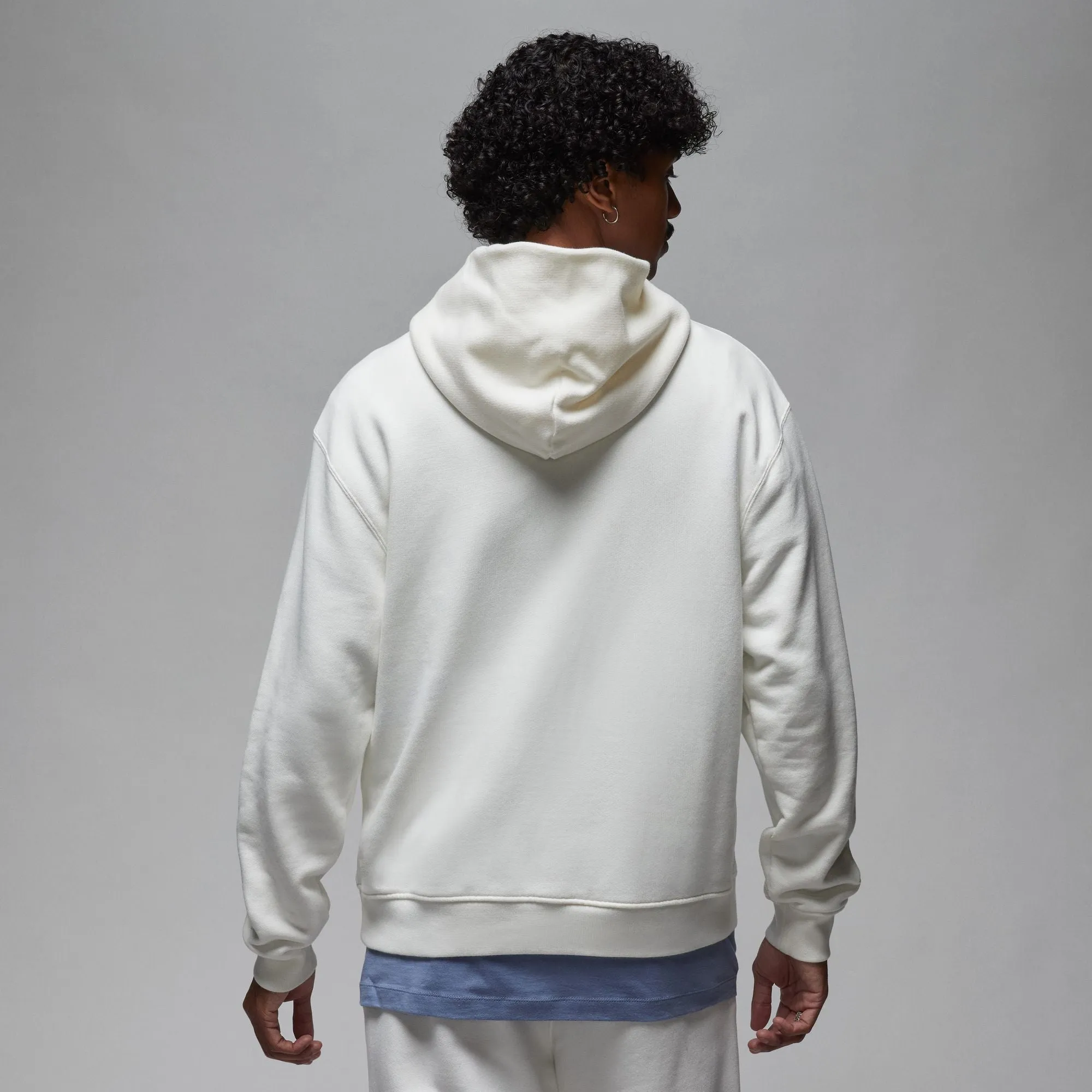 Sail Air Jordan Wordmark Fleece Hoodie: Enhanced Title for E-commerce Product