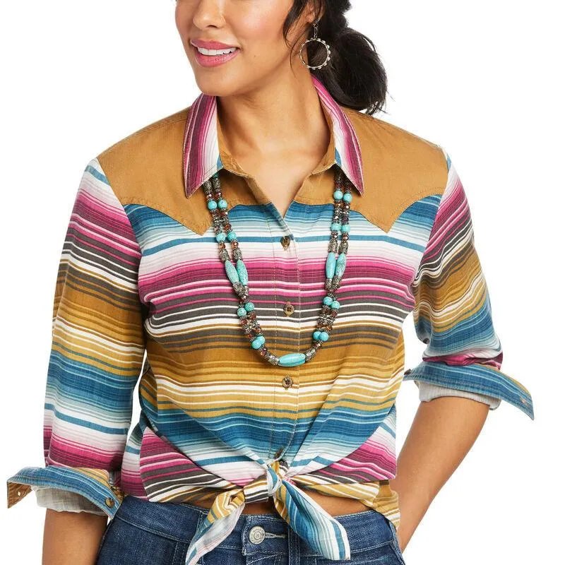 Ariat Women's Getaway Serape Long Sleeve Western Shirt 10037235