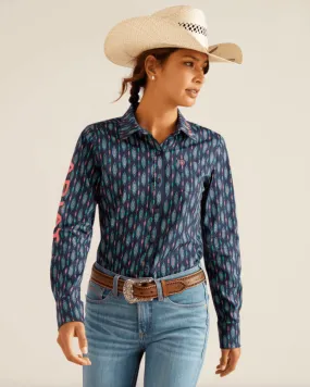 Ariat Women's Team Kirby Backwoods Stretch Long Sleeve Western Shirt 10048753