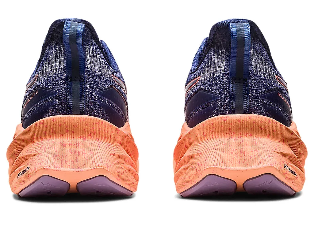 ASICS Women's NOVABLAST 3 LE (Indigo Blue/Papaya)