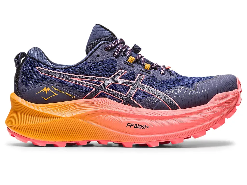 ASICS Women's TRABUCO MAX 2 (Midnight/Papaya)