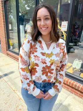 Baylee Floral Sweater Top