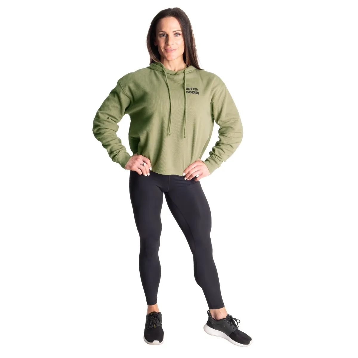 Better Bodies Empowered Thermal Sweater - Washed Green