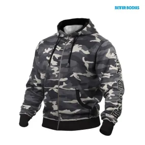 Better Bodies Men's Street Hoodie - Grey Camoprint