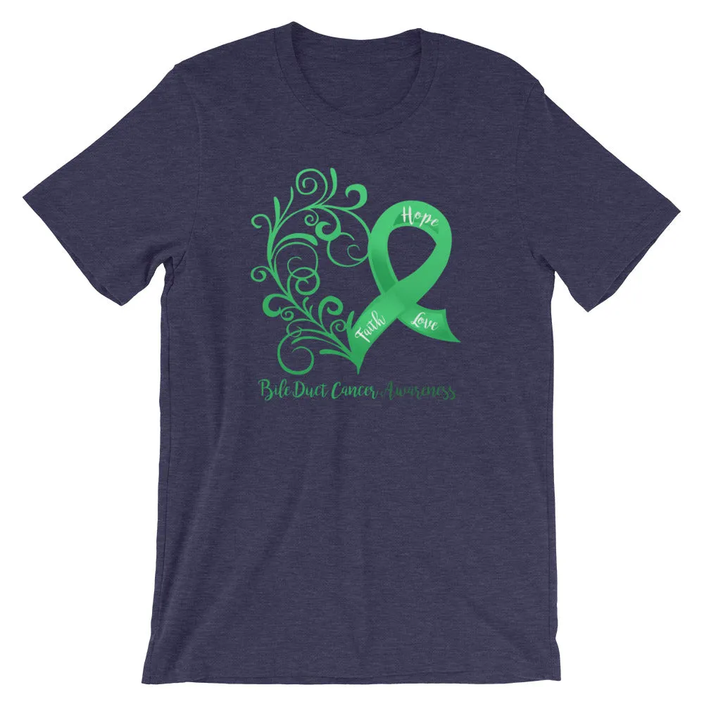 Bile Duct Cancer Awareness Cotton T-Shirt