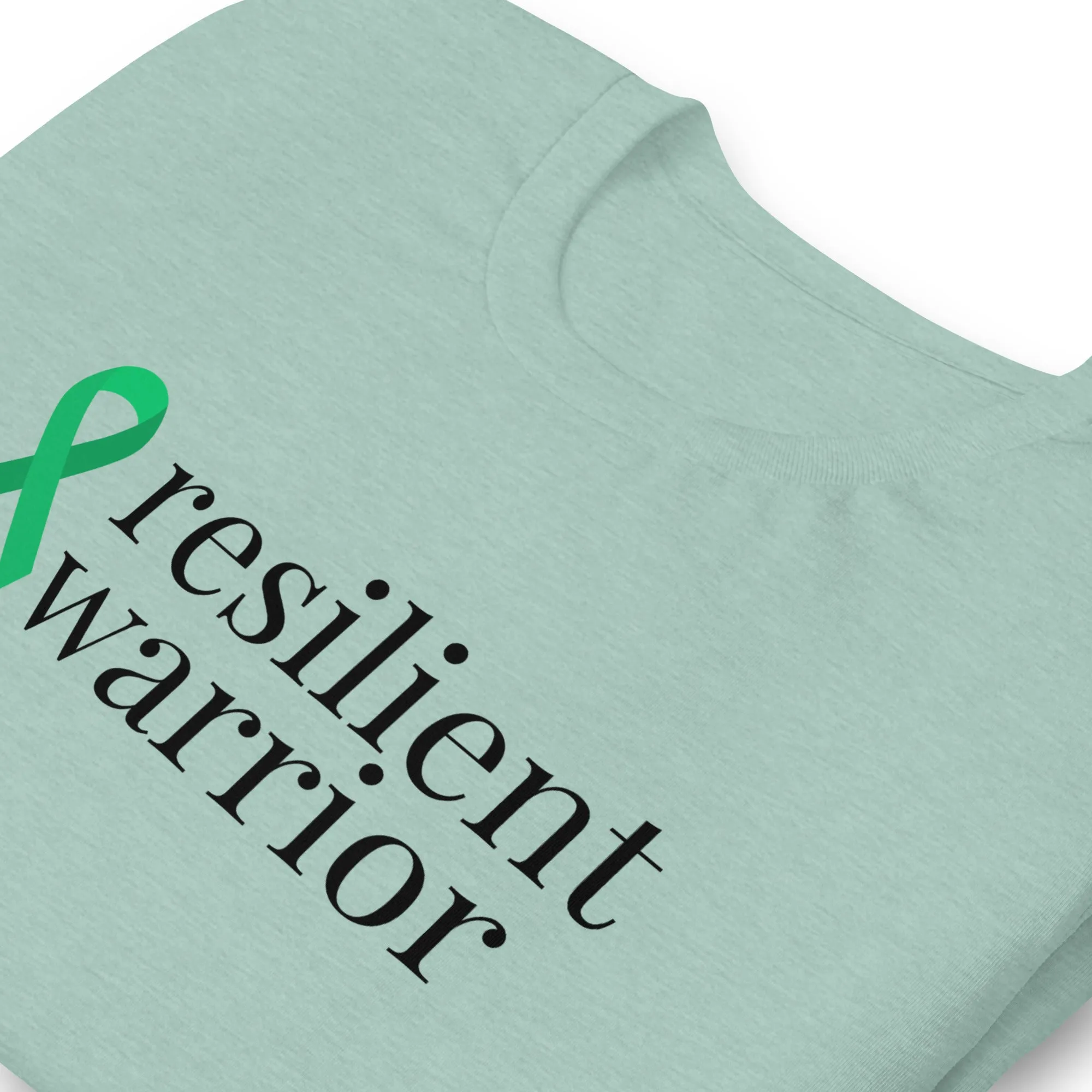 Bile Duct Cancer / Gallbladder Cancer resilient warrior Ribbon T-Shirt - Several Colors Available