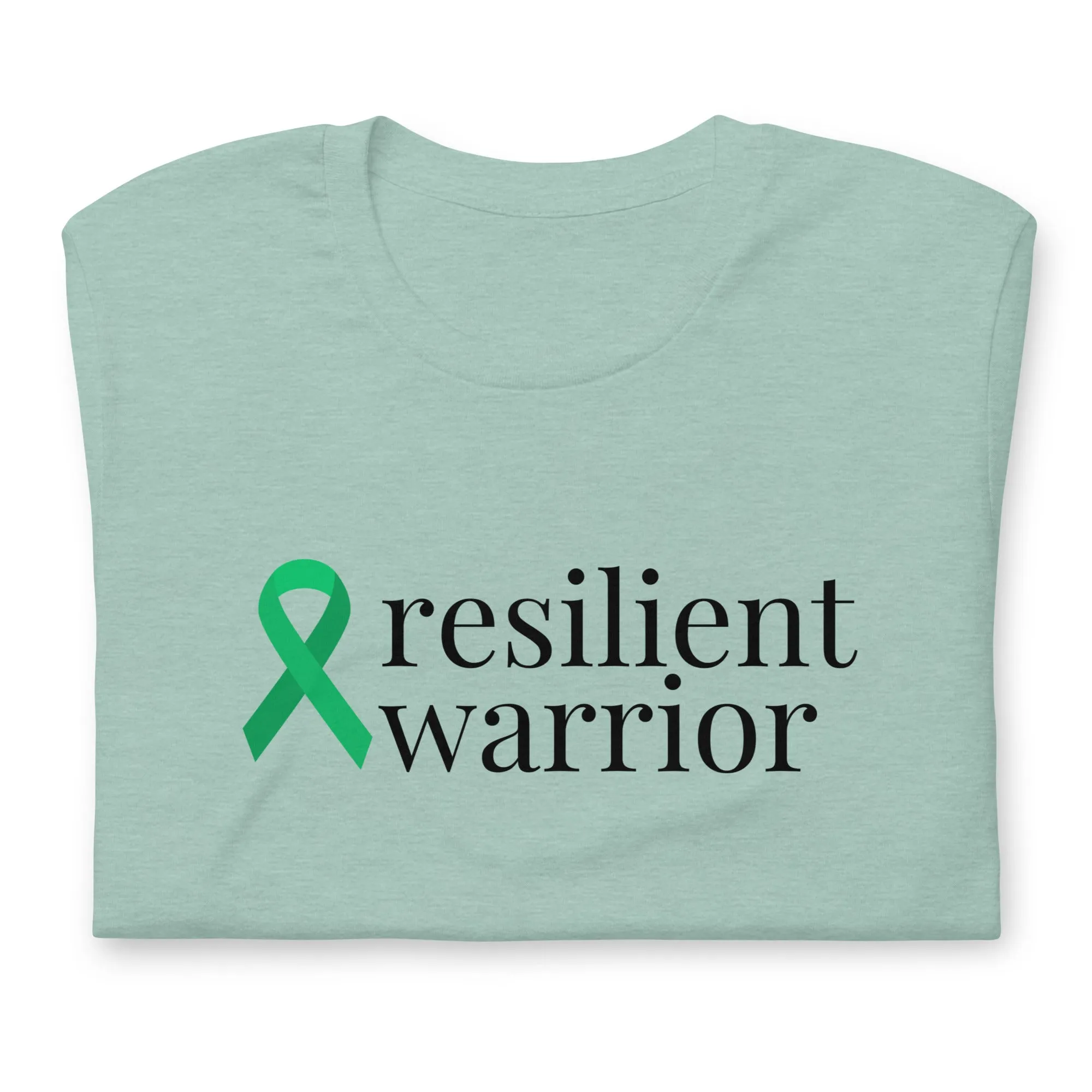 Bile Duct Cancer / Gallbladder Cancer resilient warrior Ribbon T-Shirt - Several Colors Available