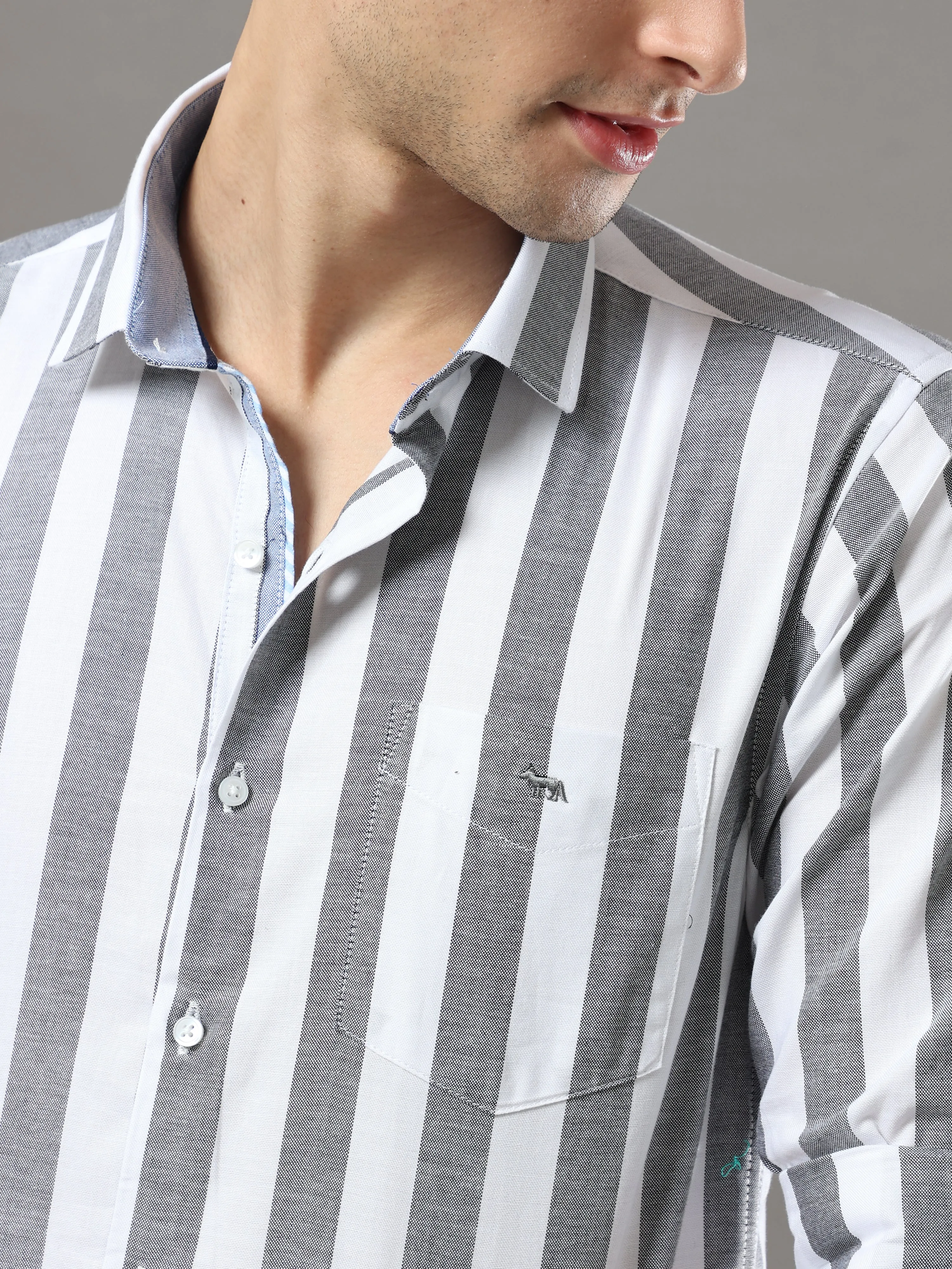 Black And White Stripes Shirt