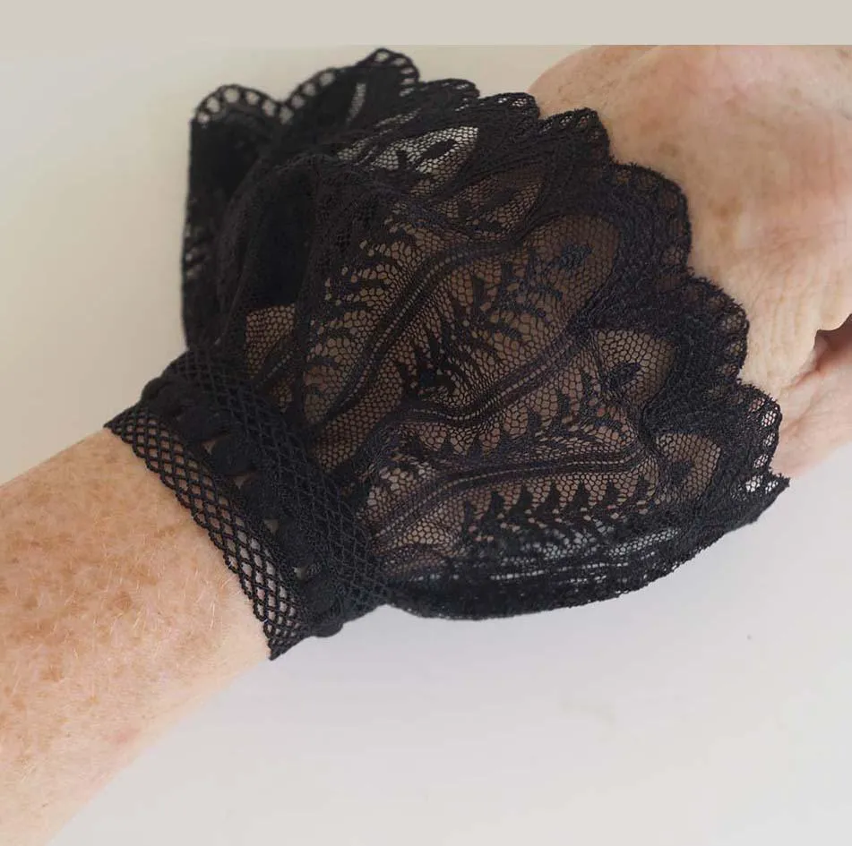 Black Lace Shirt Cuffs