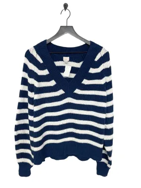 Blue & White Sweater A New Day, Size L