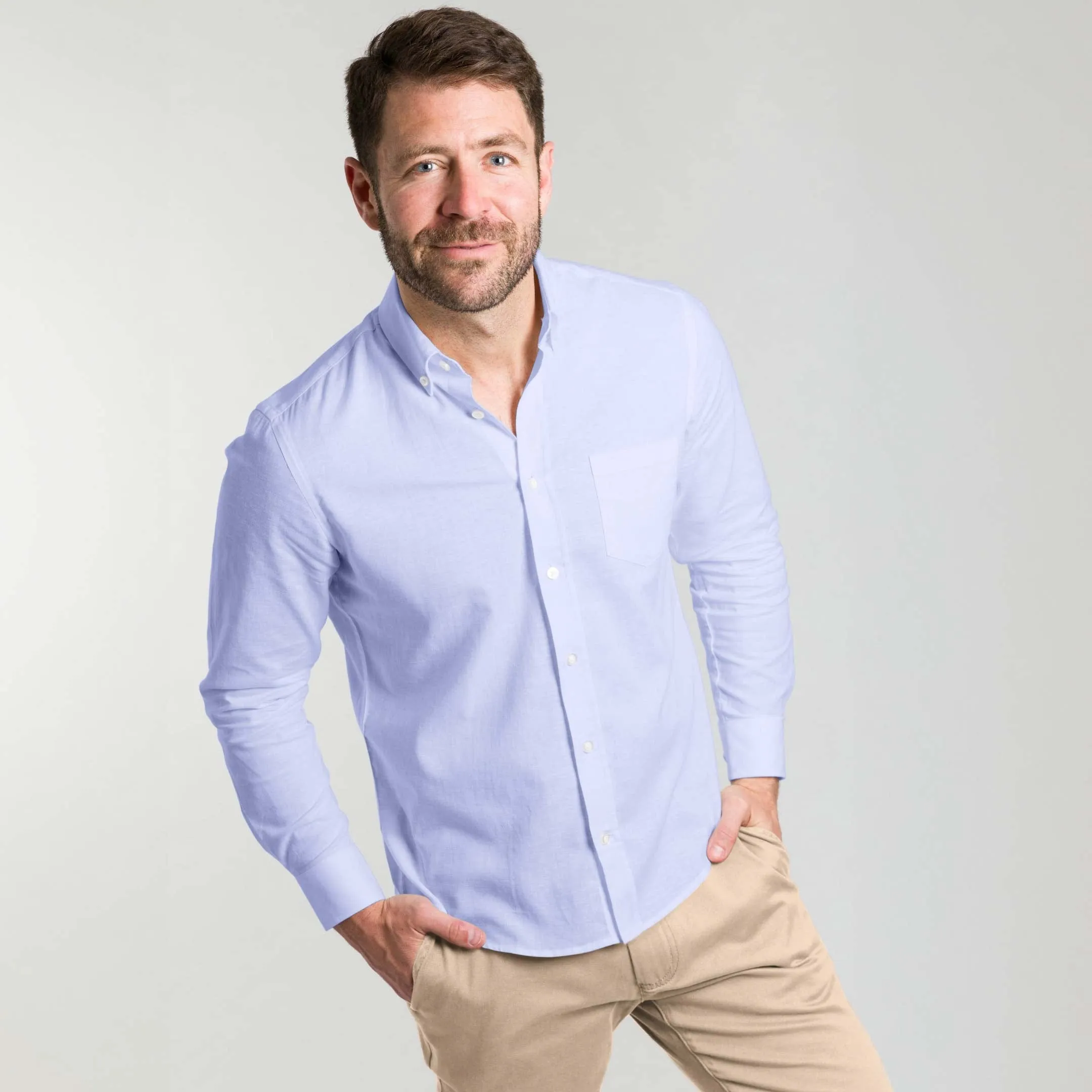 Blue Linen Shirt