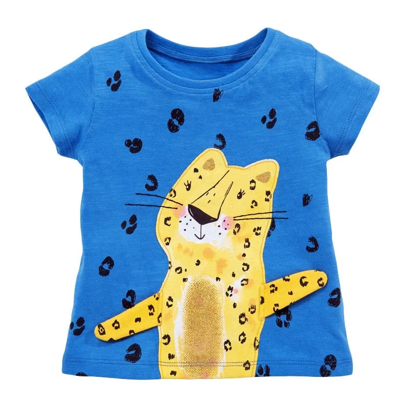 Boys Cotton T-shirts Summer Tees Tops for Baby Boys | Lion Cat Toddler Baby Boys T-Shirts Clothing Gift for Boys Tees Outfit Pack of 3 Tees