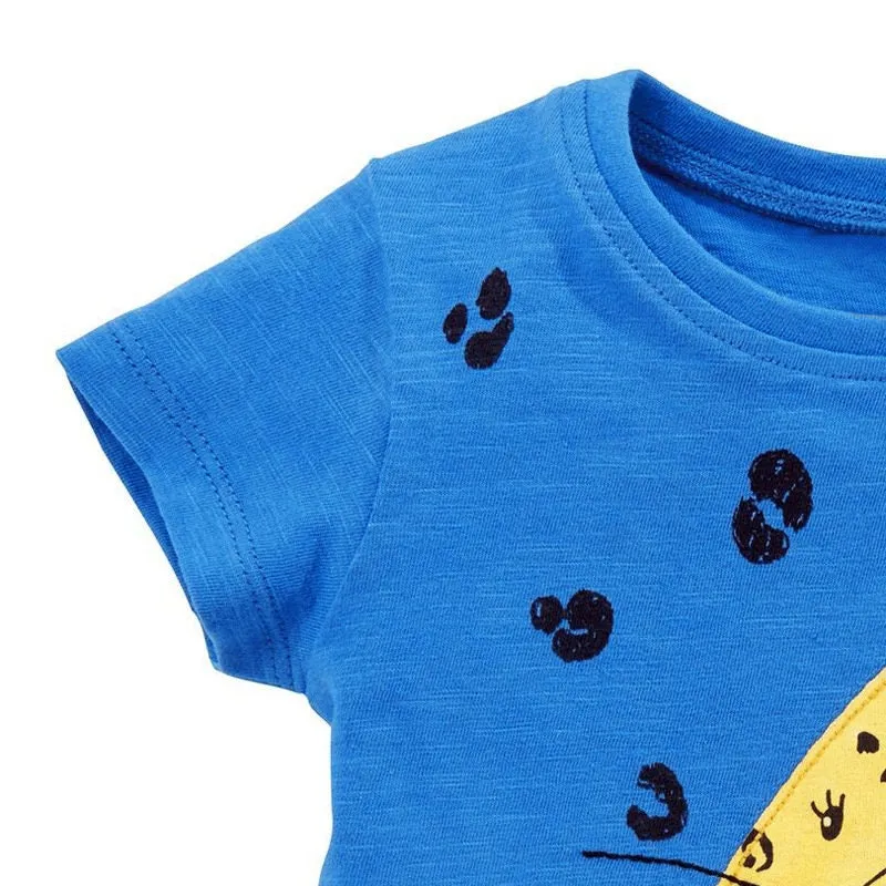 Boys Cotton T-shirts Summer Tees Tops for Baby Boys | Lion Cat Toddler Baby Boys T-Shirts Clothing Gift for Boys Tees Outfit Pack of 3 Tees