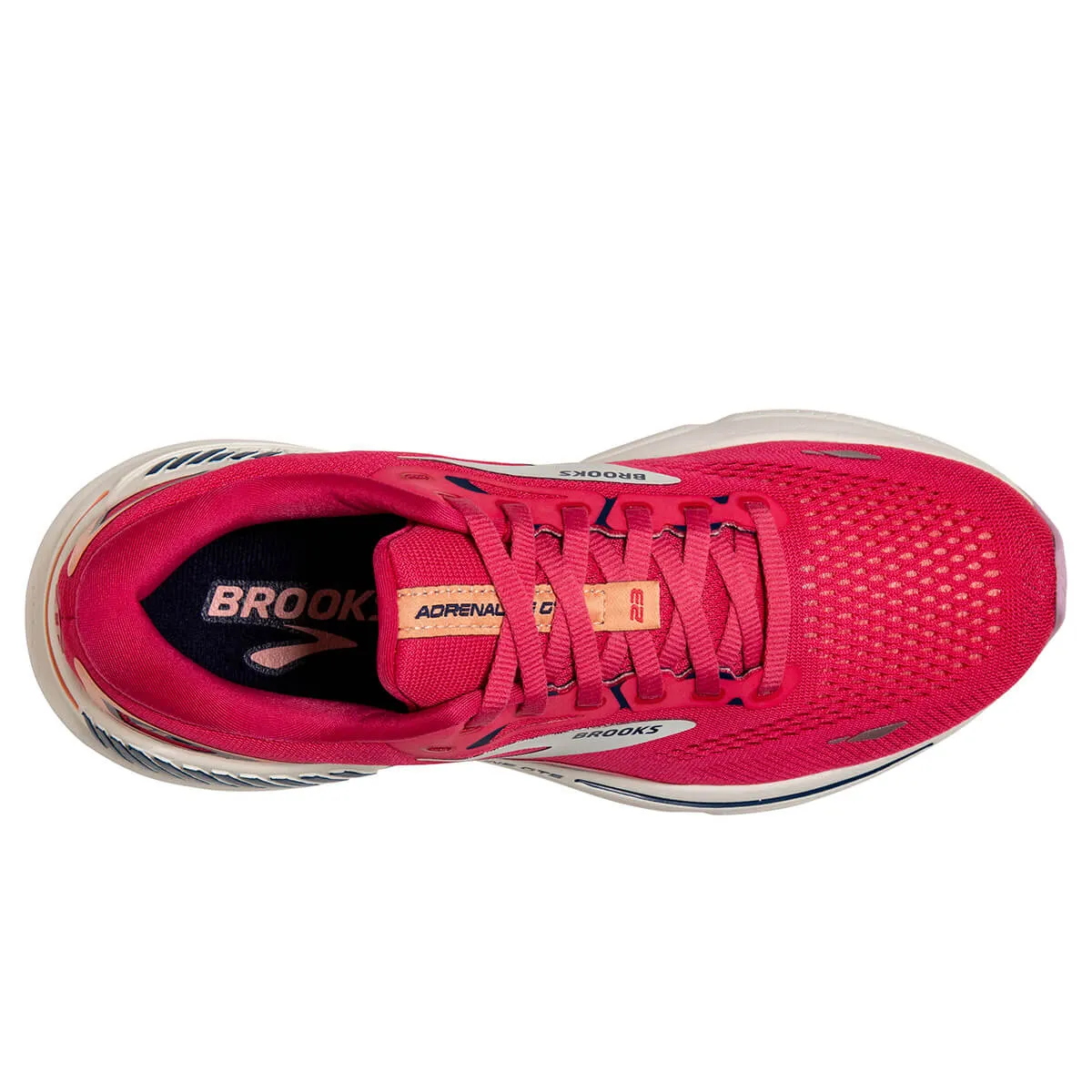 Brooks Adrenaline GTS 23 Womens | Raspberry/papaya/blue