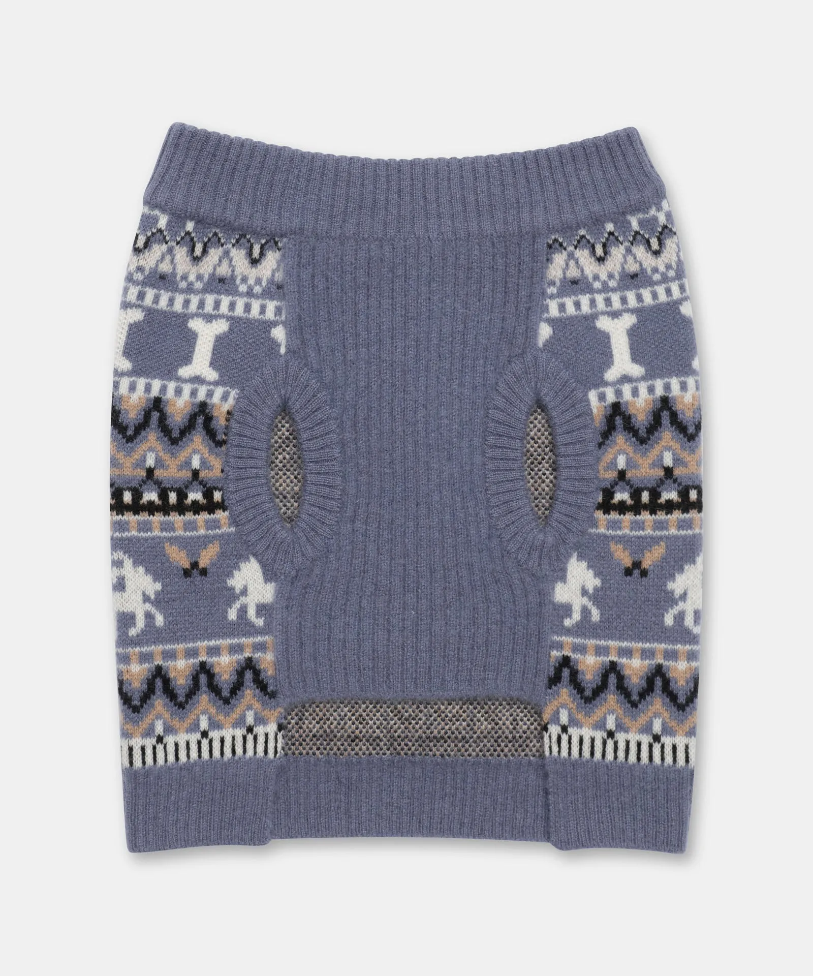 Cashmere Bone Fair Isle Dog Sweater