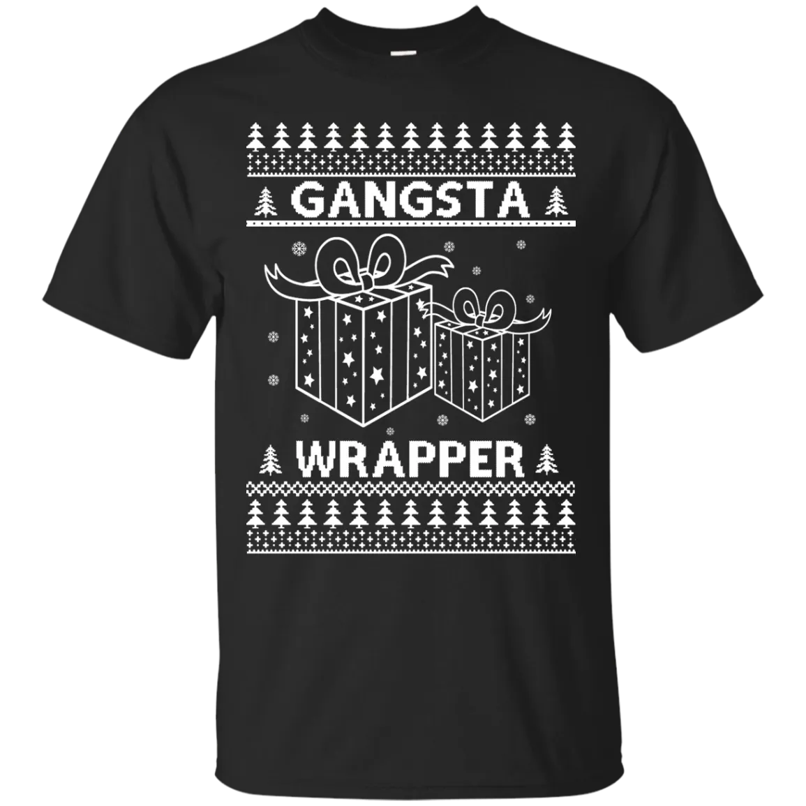 Christmas sweater: Gangsta Wrapper shirt, Hoodie