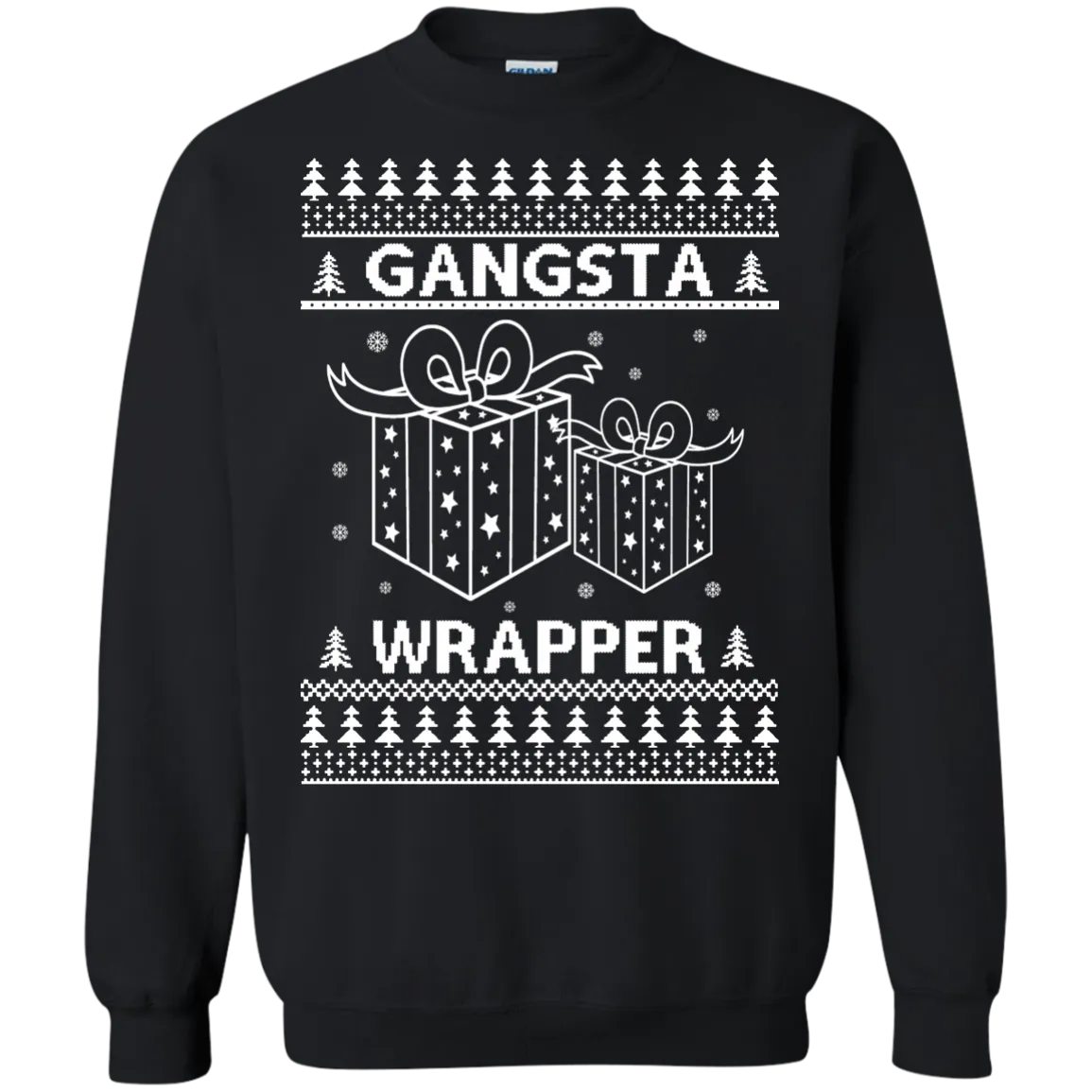 Christmas sweater: Gangsta Wrapper shirt, Hoodie