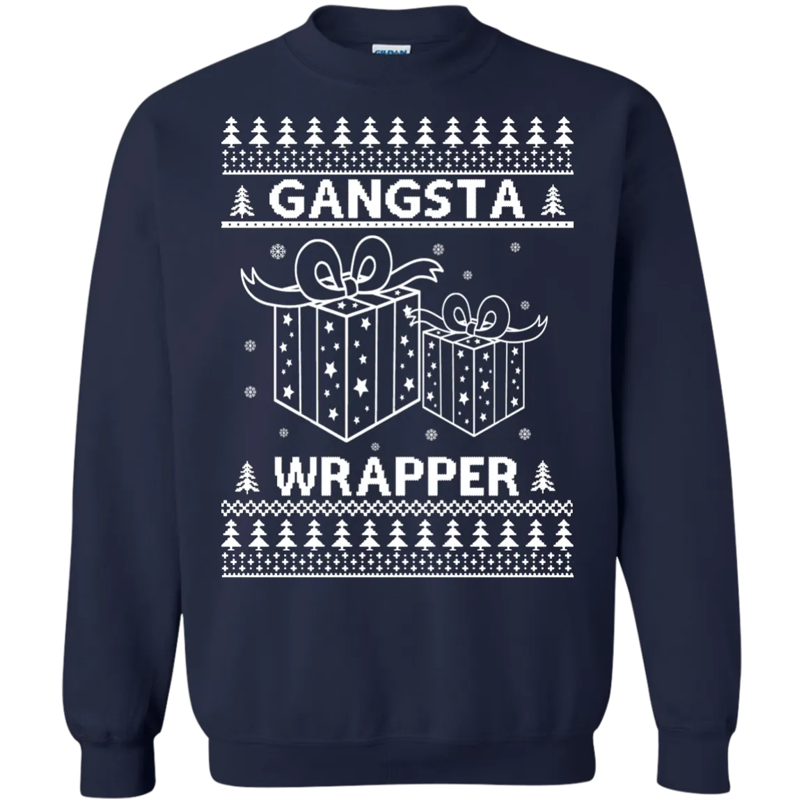 Christmas sweater: Gangsta Wrapper shirt, Hoodie