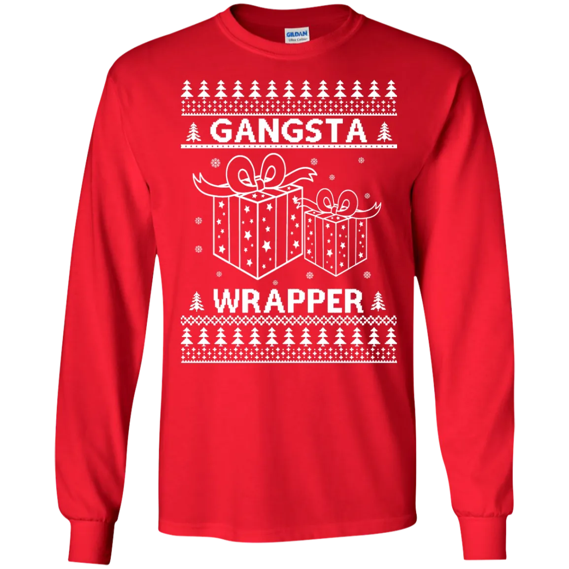 Christmas sweater: Gangsta Wrapper shirt, Hoodie