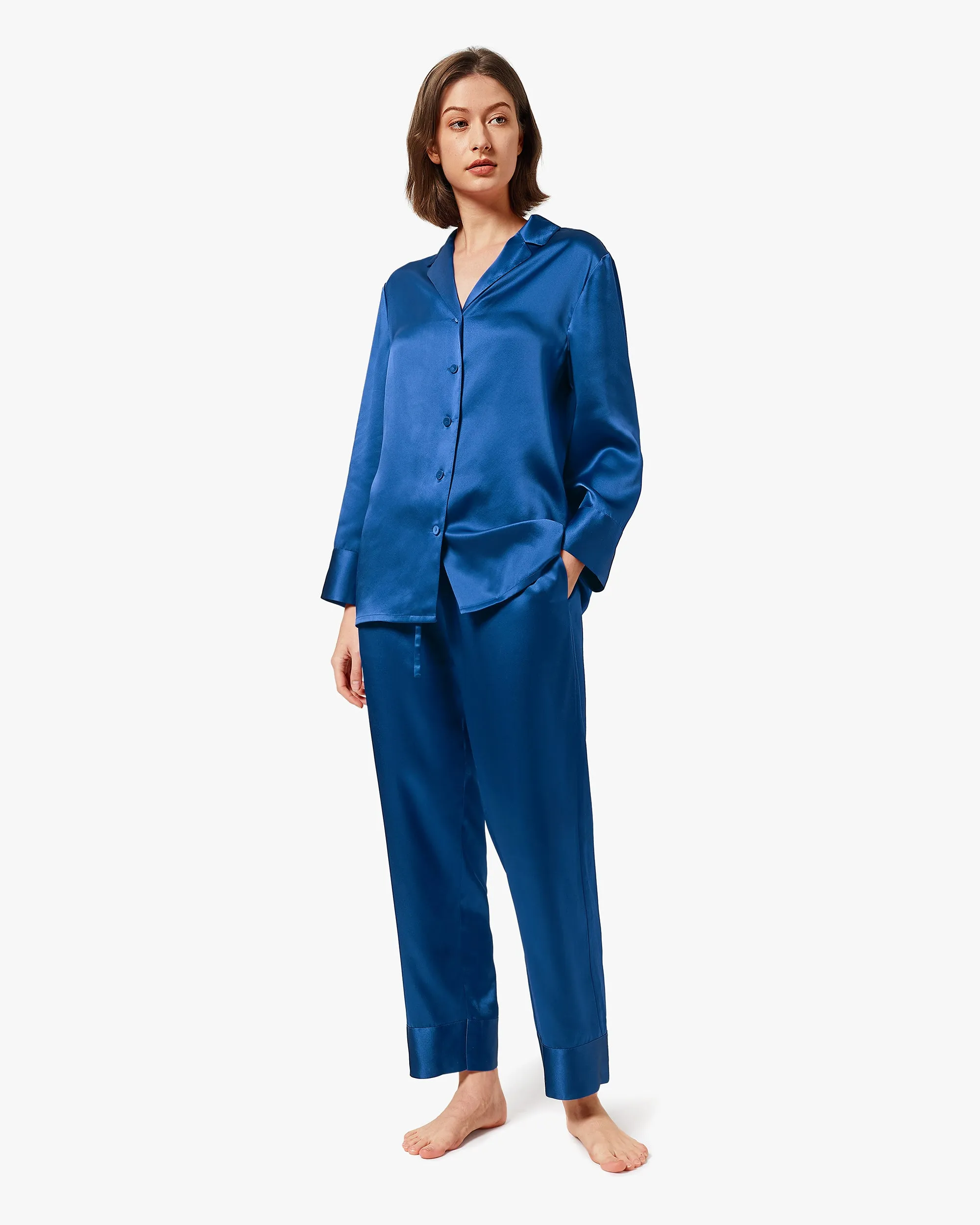 Classic Silk Pajamas - For Women