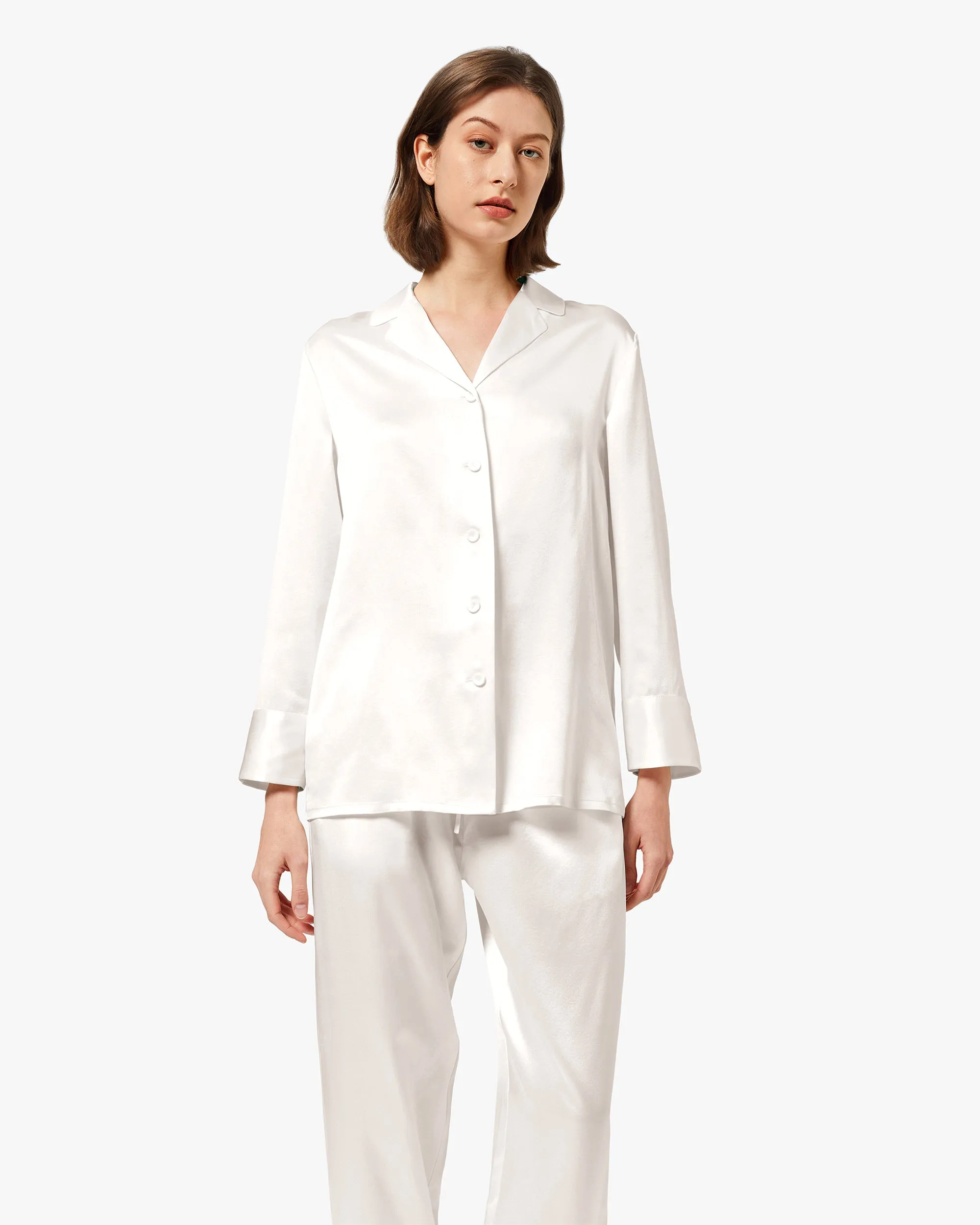 Classic Silk Pajamas - For Women