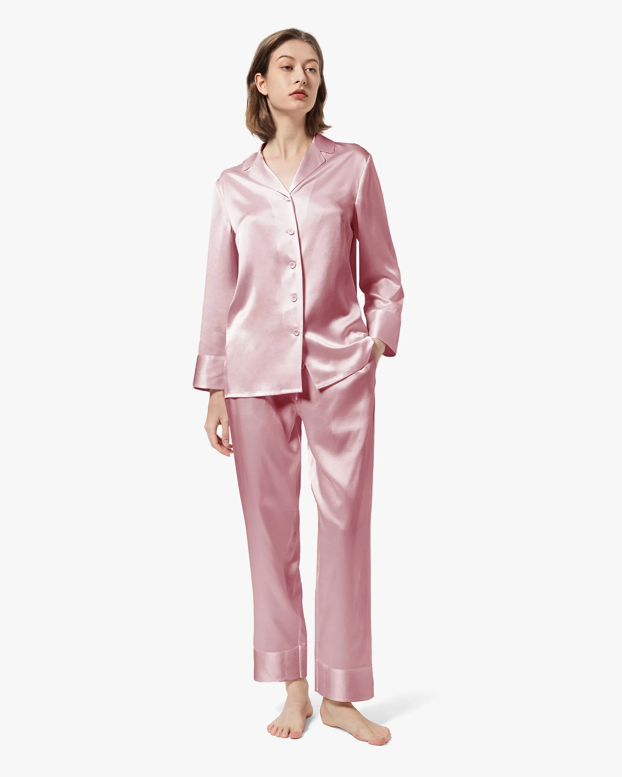 Classic Silk Pajamas - For Women