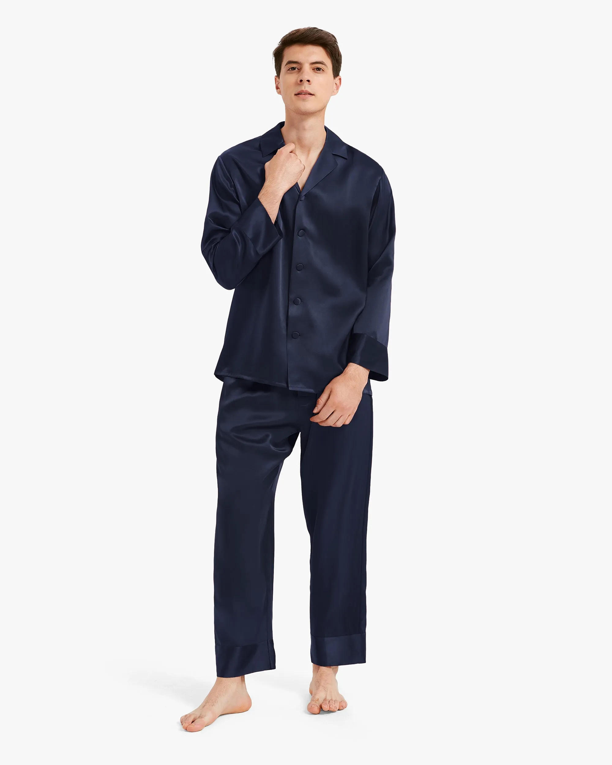 Clearance Classic Silk Pajamas - For Men