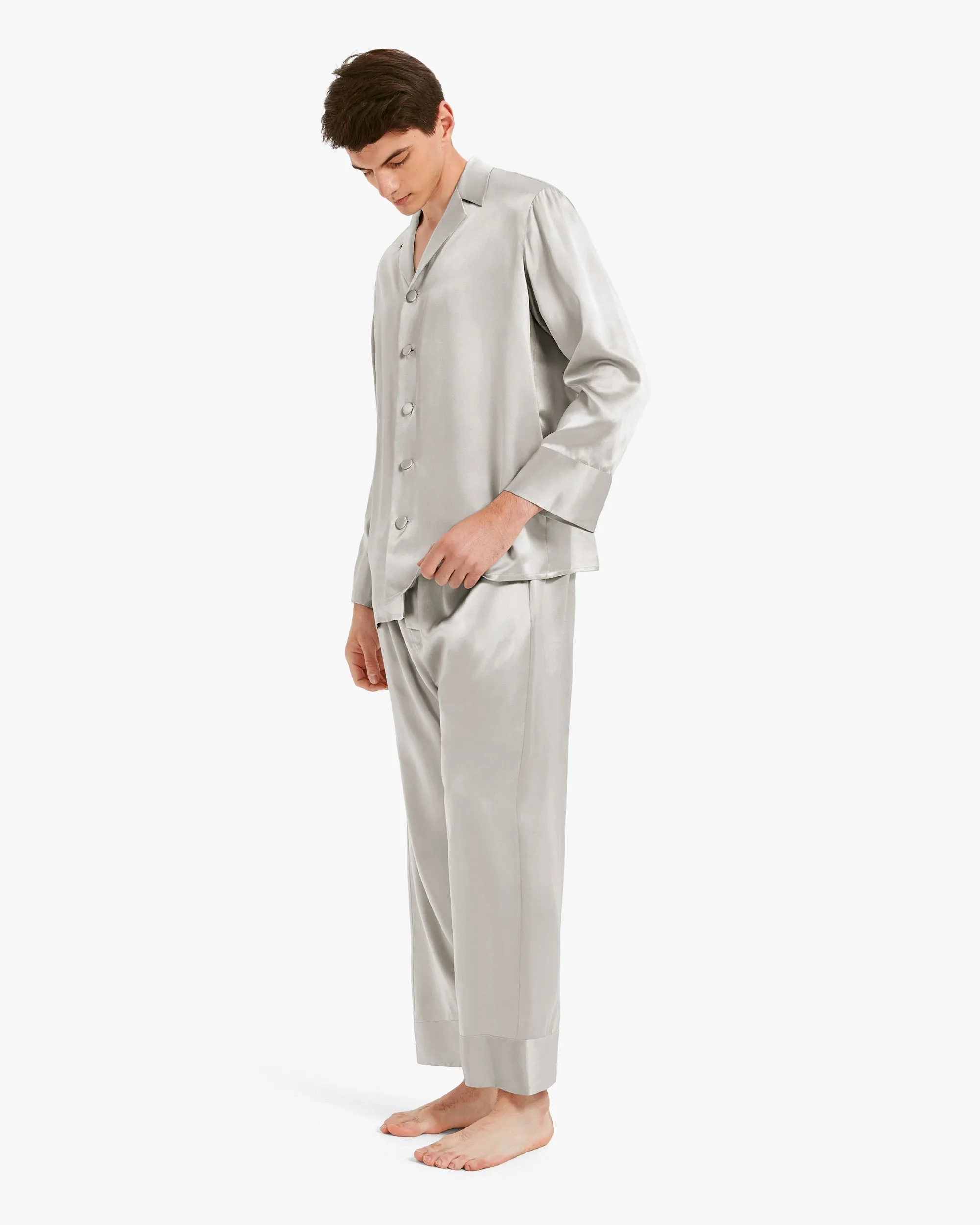 Clearance Classic Silk Pajamas - For Men