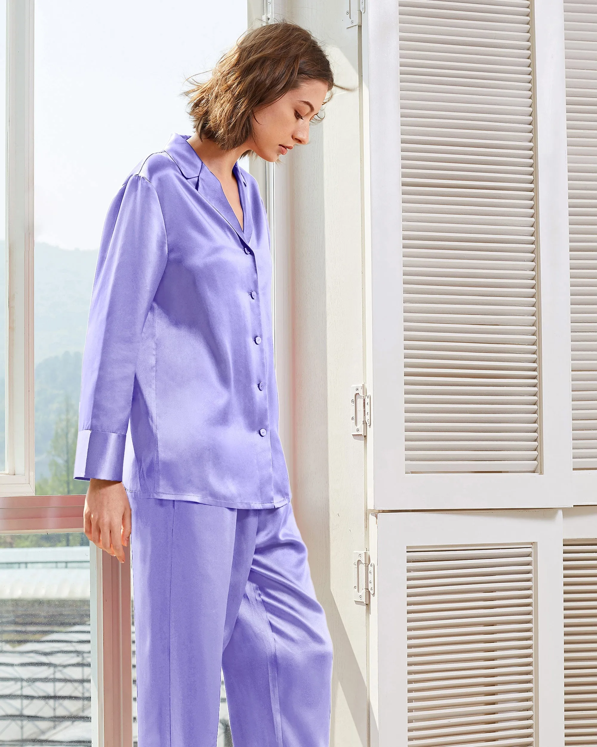 Clearance Classic Silk Pajamas - For Women