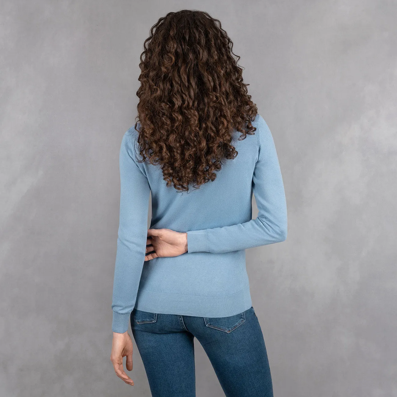 Cotton Pullover Round Neck Women