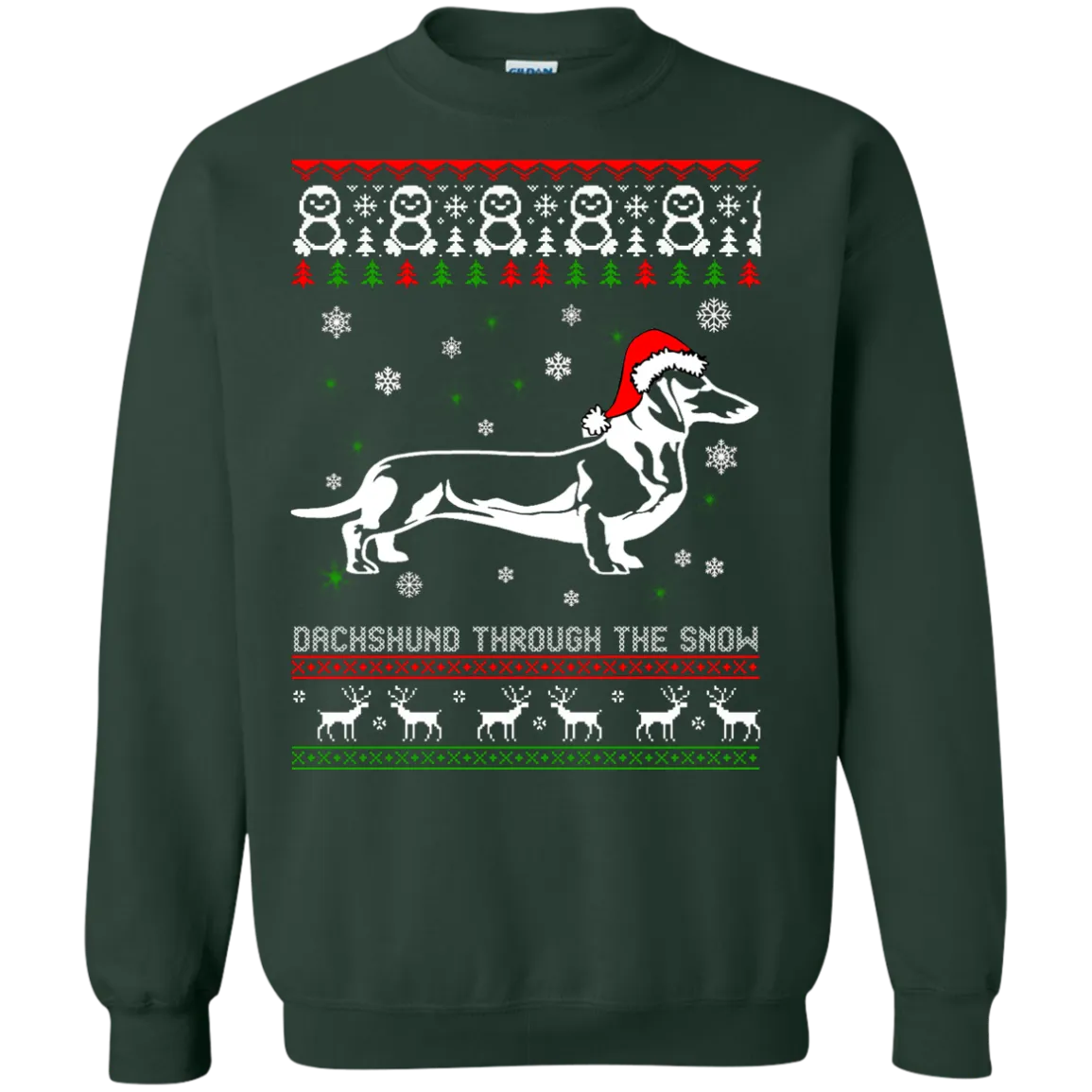 Dachshund Through The Snow Sweater, Shirt, Hoodie