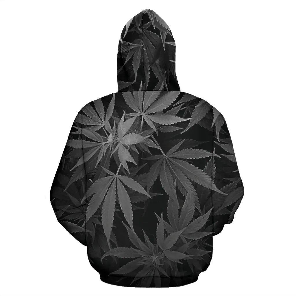 Dank Master OG Black signature Weed Zip-Up Hoodie