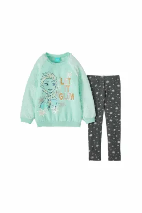 Disney Frozen Elsa Pullover Sweatshirt and Jogger Pants Set