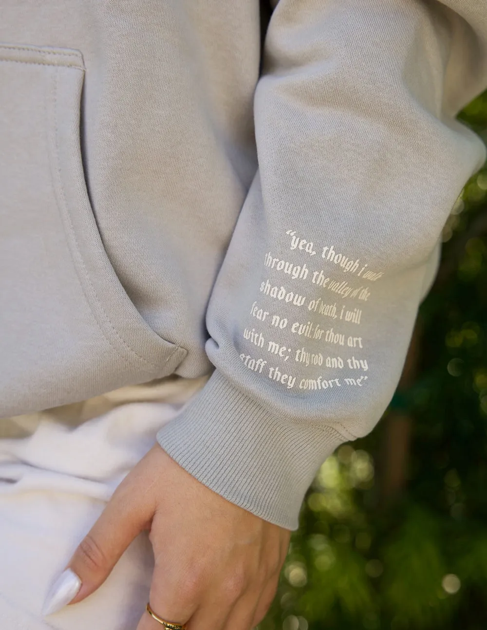 Do Not Fear Grey Unisex Hoodie