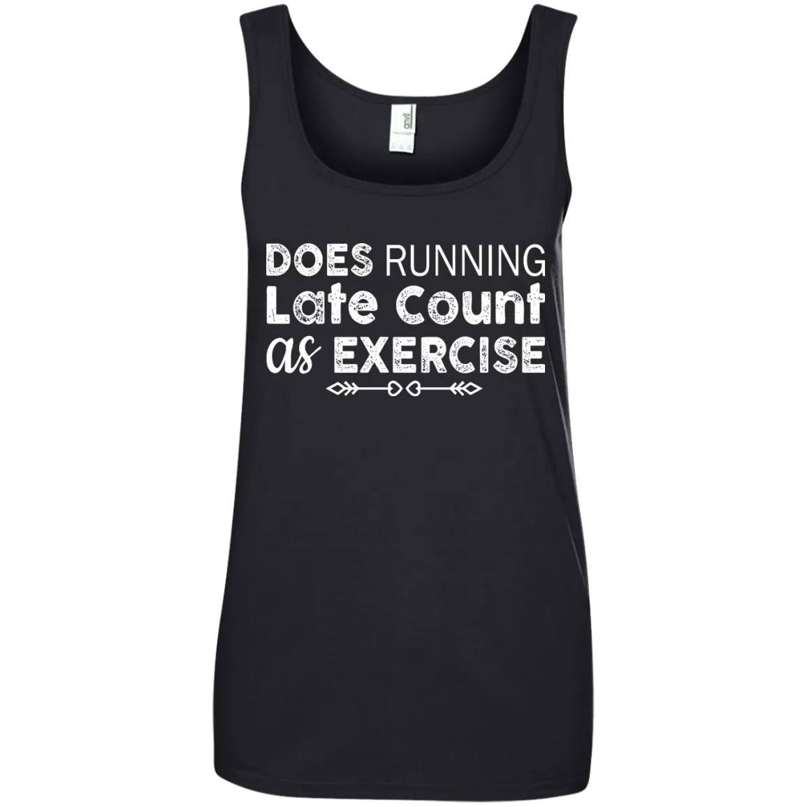 Does Running late count as exercise shirt, sweater, tank