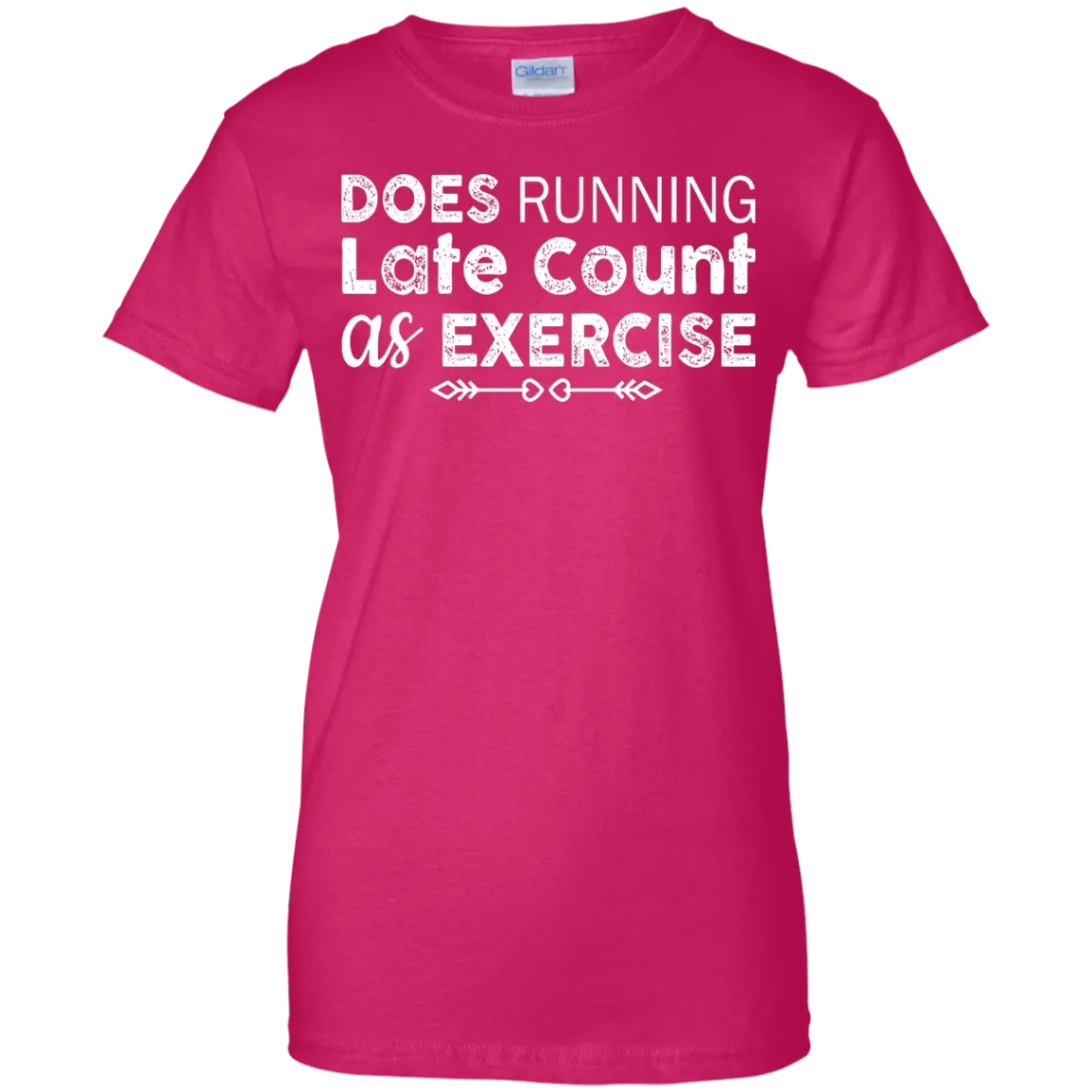 Does Running late count as exercise shirt, sweater, tank